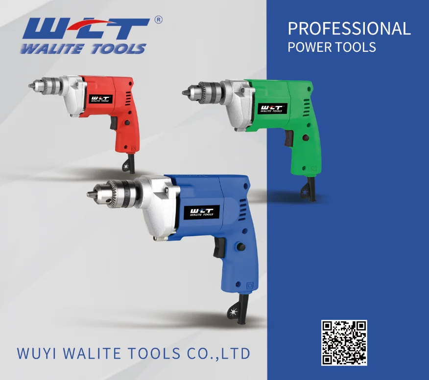 
Walitetools Hot sell 10mm factory Electric hand Drill power tool 
