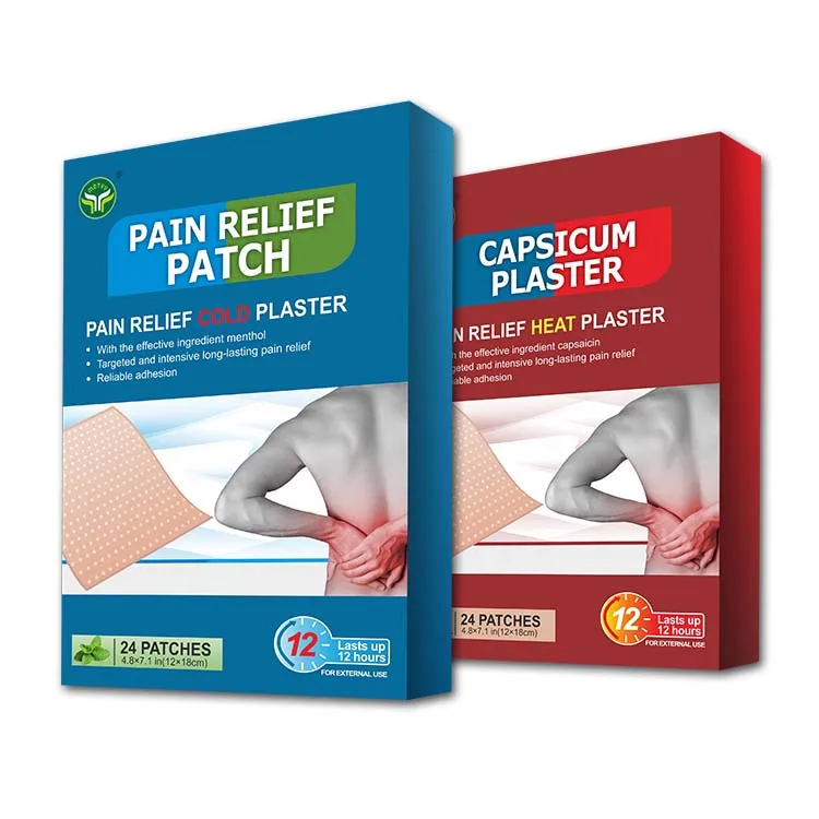 Menthol Camphor Chinese Back pain Herbal Pain Plaster For Rheumatism And Arthritis