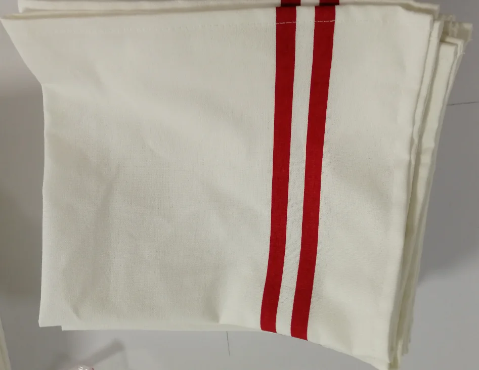 Салфетка из 100% хлопка/чайное полотенце с принтом в полоску