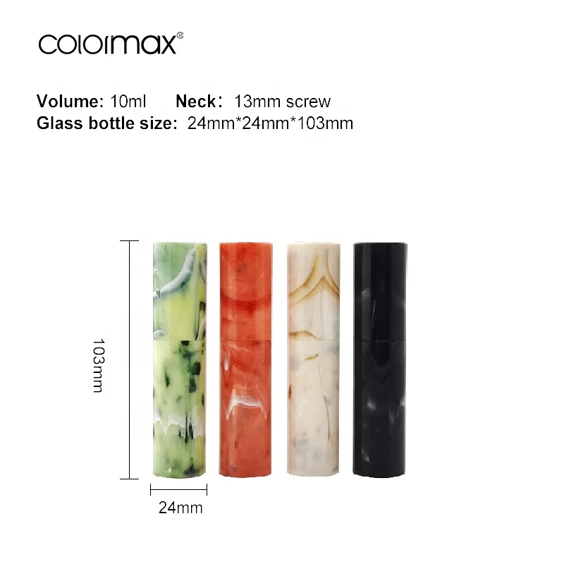 8ml 10ml 15ml 20ml Empty Twist Up Travel Aluminium Refillable Black Matte Perfume Atomizer Bottle