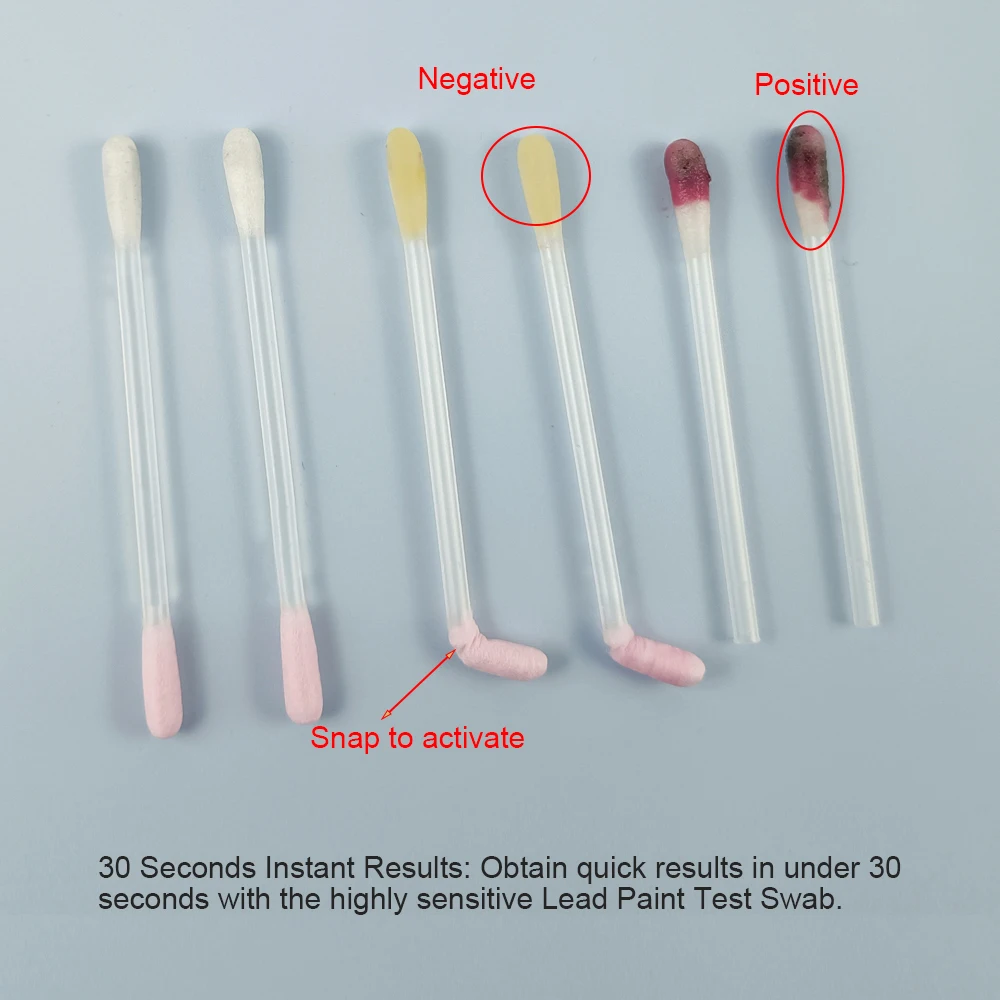 10 PCS 30 Seconds Instant Results Lead Test Kit Home Instant Test Swabs For Home Use All Painted Surfaces