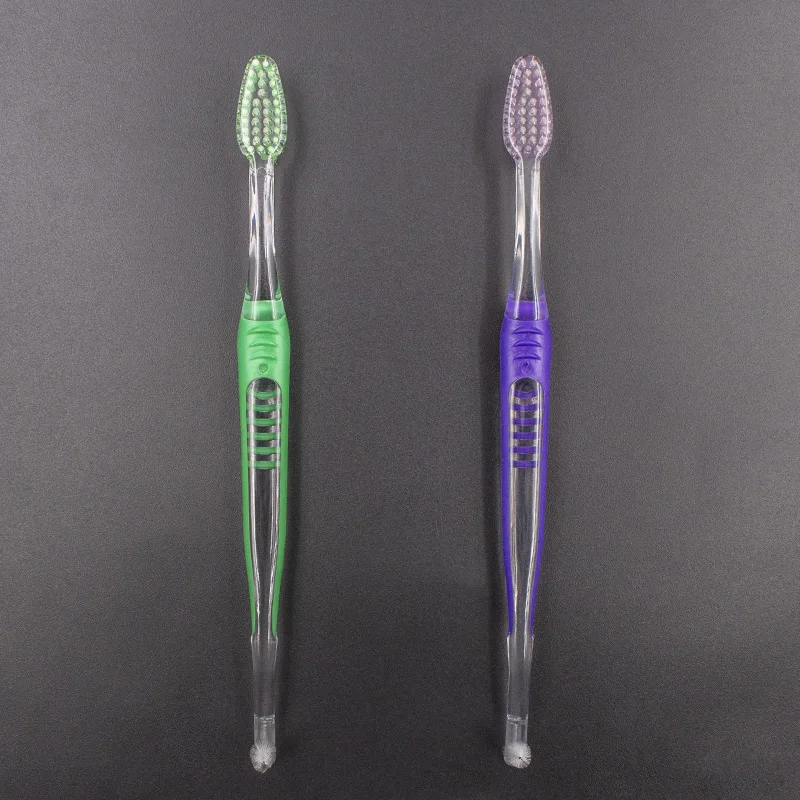 new Wholesale Cheap Orthodontic tiny small head toothbrush v shaped toothbrush double ended tuft toothbrush for brace