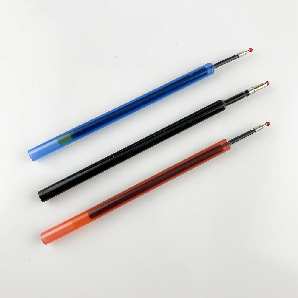 GemFully Factory wholesale Best Quality ball pen refill Smooth Writing Bullet gel Ink Pen Refill for student