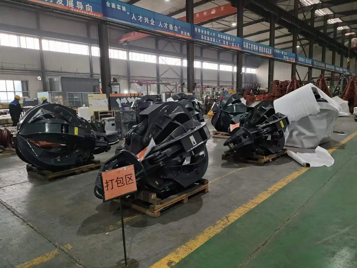 Electro Hydraulic Rotating Grab Bucket 5 Tonne For Crane Or Excavator