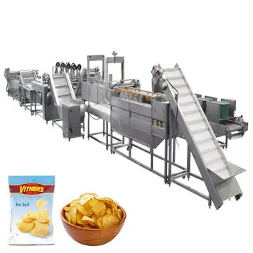 Automatic French Chips Fried Making Machine fried Potato Chips Production Line with competitive price