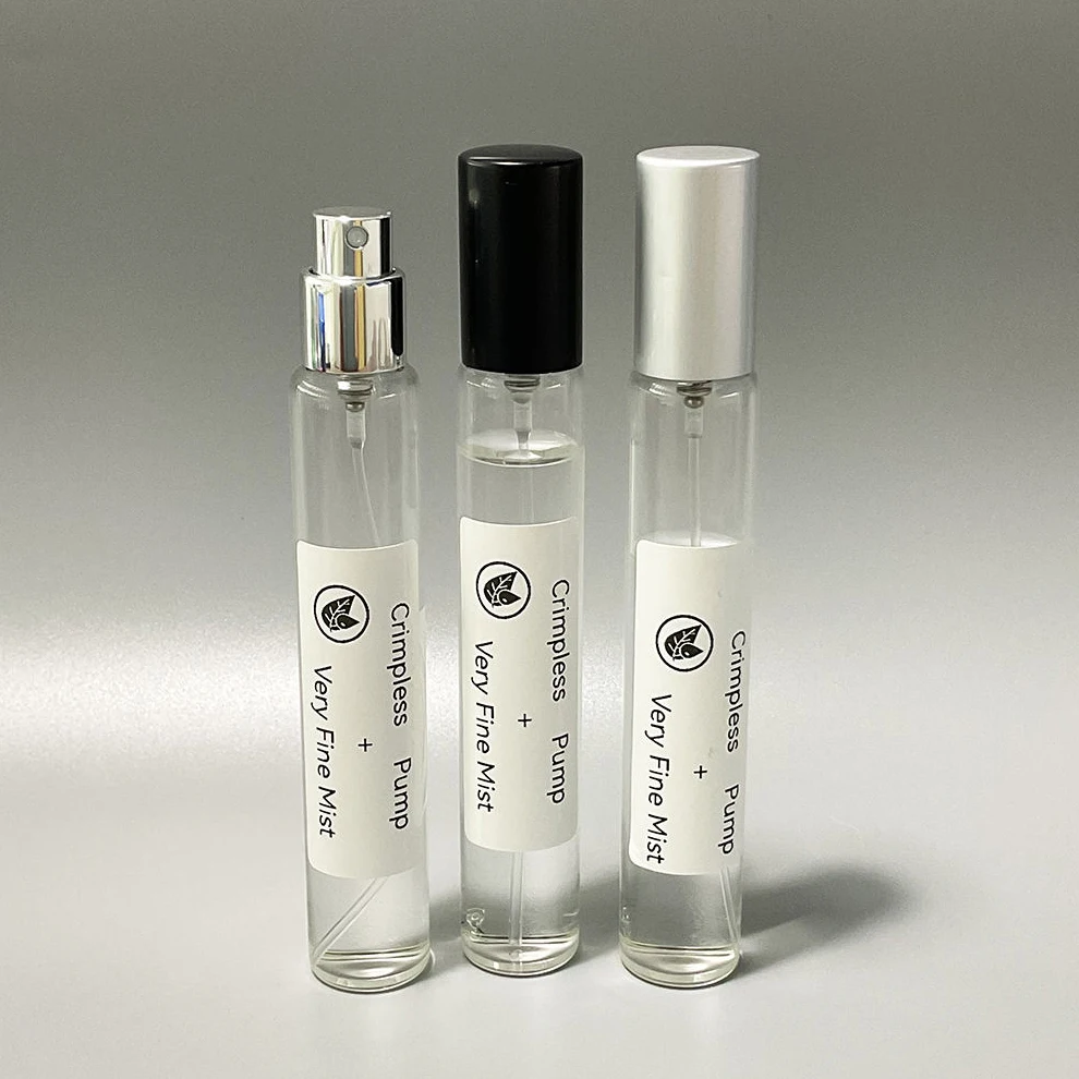 Factory custom 1ml 2ml 3ml 5ml 10ml 30ml sprayer perfume pen clear glass tester perfume tube spray sample bottle