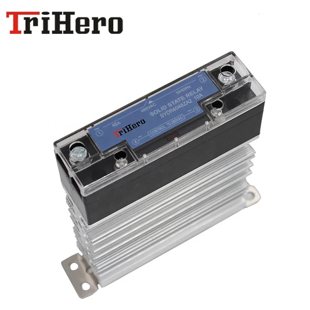 SSR-10A 25A 40A однофазный тонкий DIN рейку SSR твердотельные реле