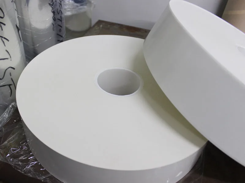 OCA TPU, PET,  PC Foam PVC, plastic film and Fabric roll laminating slitting and rewinding machine