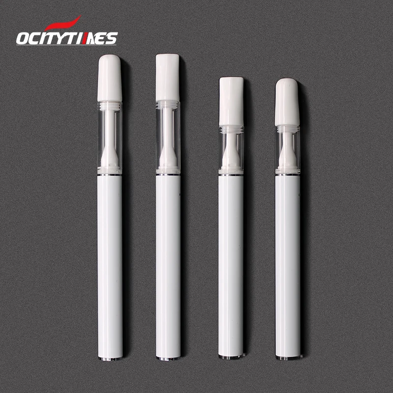 
Ocitytimes wickless empty cbd cartridge vaporizer black color vape pen for sale 