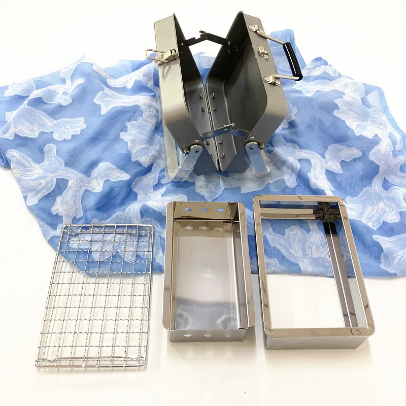 Custom Suitcase Design Outdoor Folding Barbecue Tools Personal Mini Camping Portable BBQ Charcoal Grill