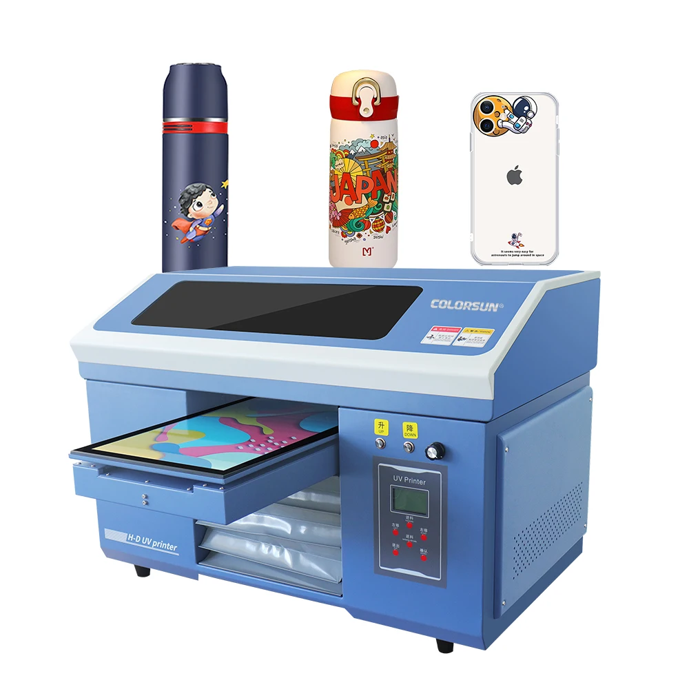3060 uv printer inkjet flat bed uv led printing machine a3 varnish digital flatbed uv dtf printer