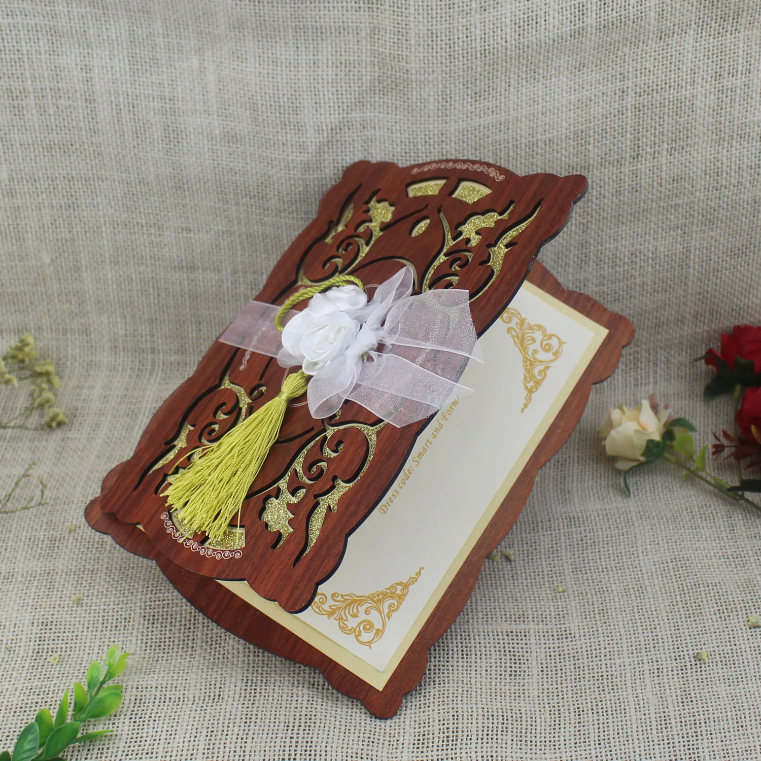 Luxury Wood Wedding Invitation Cards Invitations Design Laser Cut