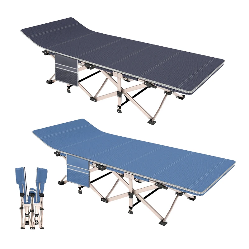 Factory Outdoor Lightweight Portable Office Bed Easy Folding Camping Sleeping Bed