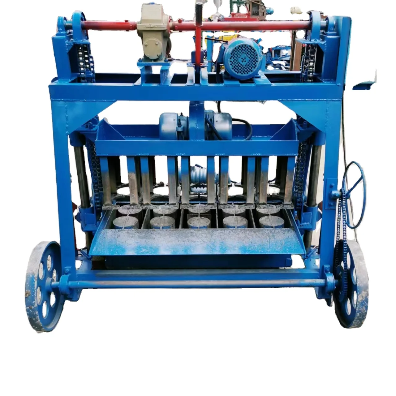 New Machine for Small Business Idea at Home Electric Concrete Brick Making Machinery Hollow Cement Block Making Machine