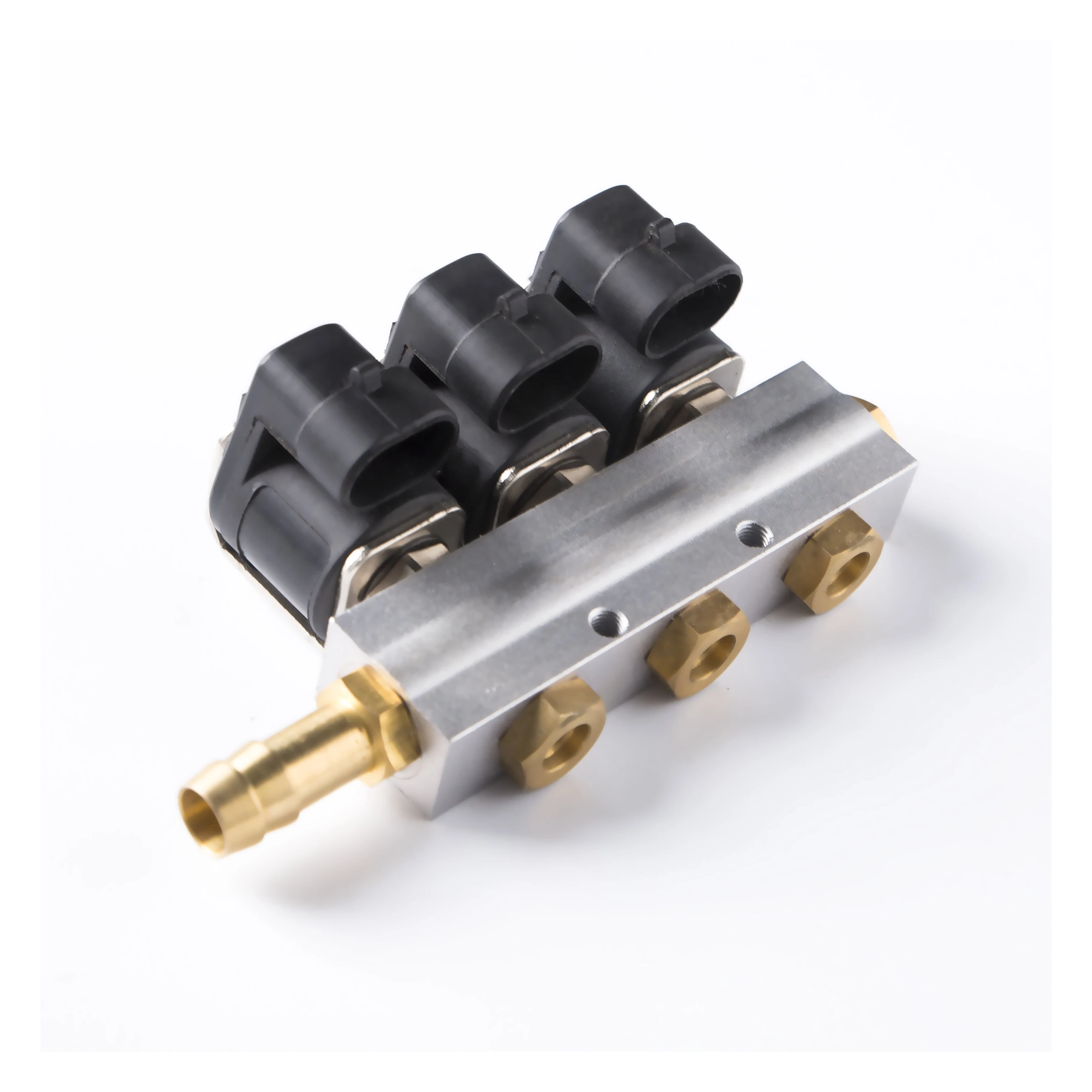 FCT lpg fuel injection system cng injector rail black injectors for autogas