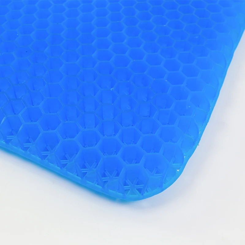 Hot Sale China Manufacture Orthopedic Comfort Office Car Seat Cushions TPR Gel Cooling Gel Seat Cushions