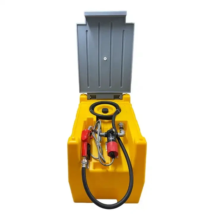 220L/440L/500L Portable Fuel Gasoline Diesel Tank with Automatic Dispensing Nozzle For On-Site Refueling