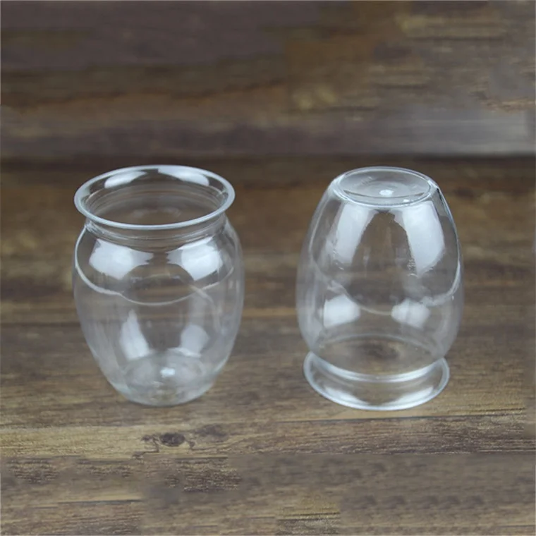 Manufacturer Eco-friendly Cups Plastic Dessert Cups for Cake Transparent China Disposable Food Package Paper Case Cups & Saucers