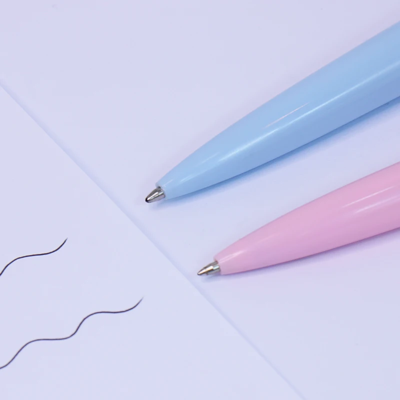 Factory Custom 3D Floating Plastic Pellet Liquid Ball Pen Crystal Ballpoint Pens With Led Light