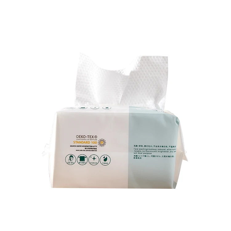 Disposable cleaning face tissue white soft nonwoven facial towel