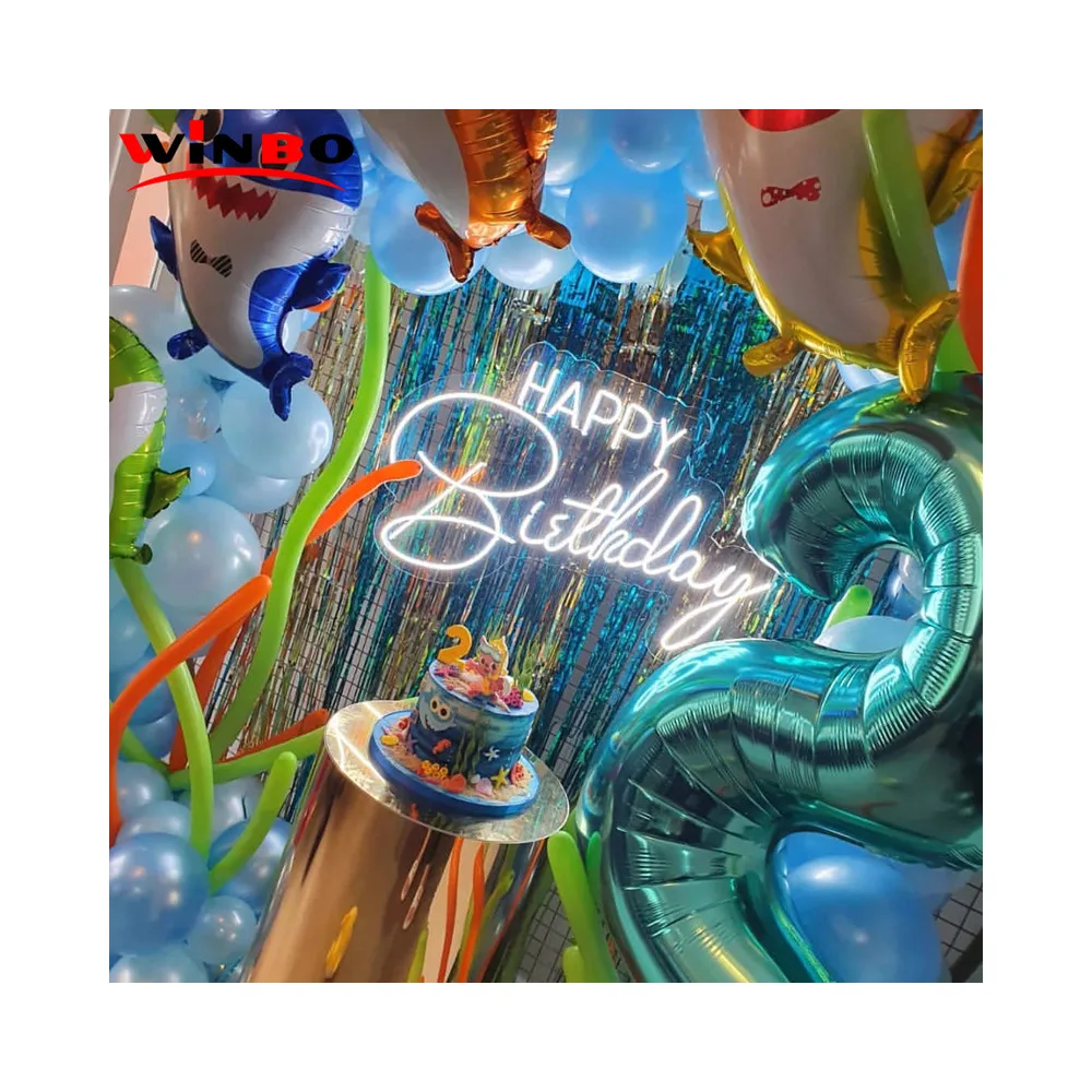 Winbo Separate Led Neon Free Design Letters Neon Lights Dropshipping Wedding Room Party Wall Decor Neon Sign Making Machine