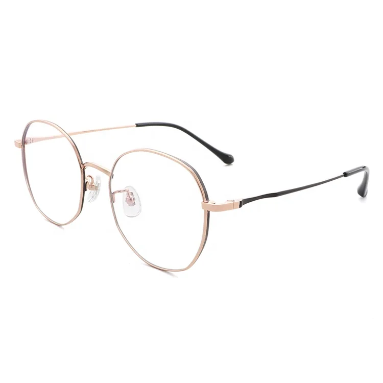 Aochi Top Quality Optical Titanium Glasses Woman Alloy Eyeglasses Frame For Men