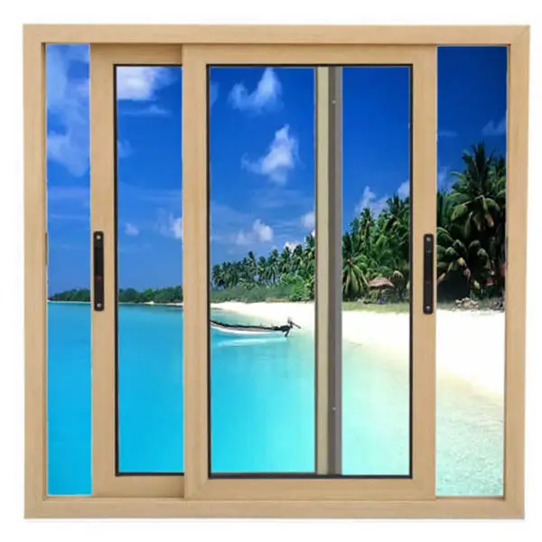 European Standard double glass aluminium window sliding windows for houses