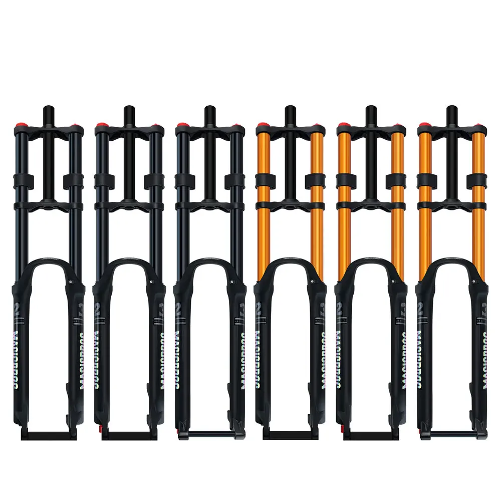 Good Quality Quick Release Thru Axle 15*100 15*110mm MTB Mountain Bike Air Suspension 26 27.5 29 inch Double Crown Bicycle Fork