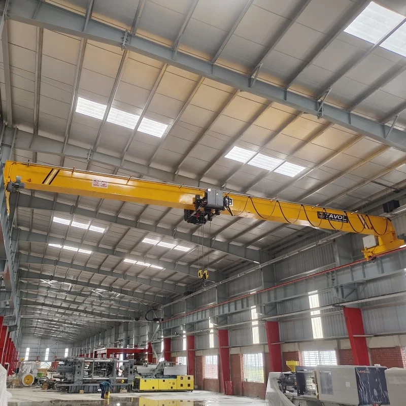 high quality 1 ton lda hanging hoist single-beam girder overhead bridge crane for sale