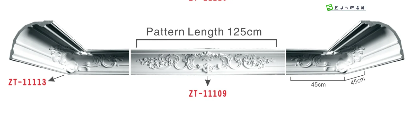 Классические Декоративные интерьерные кукурузы из полиуретана с короной