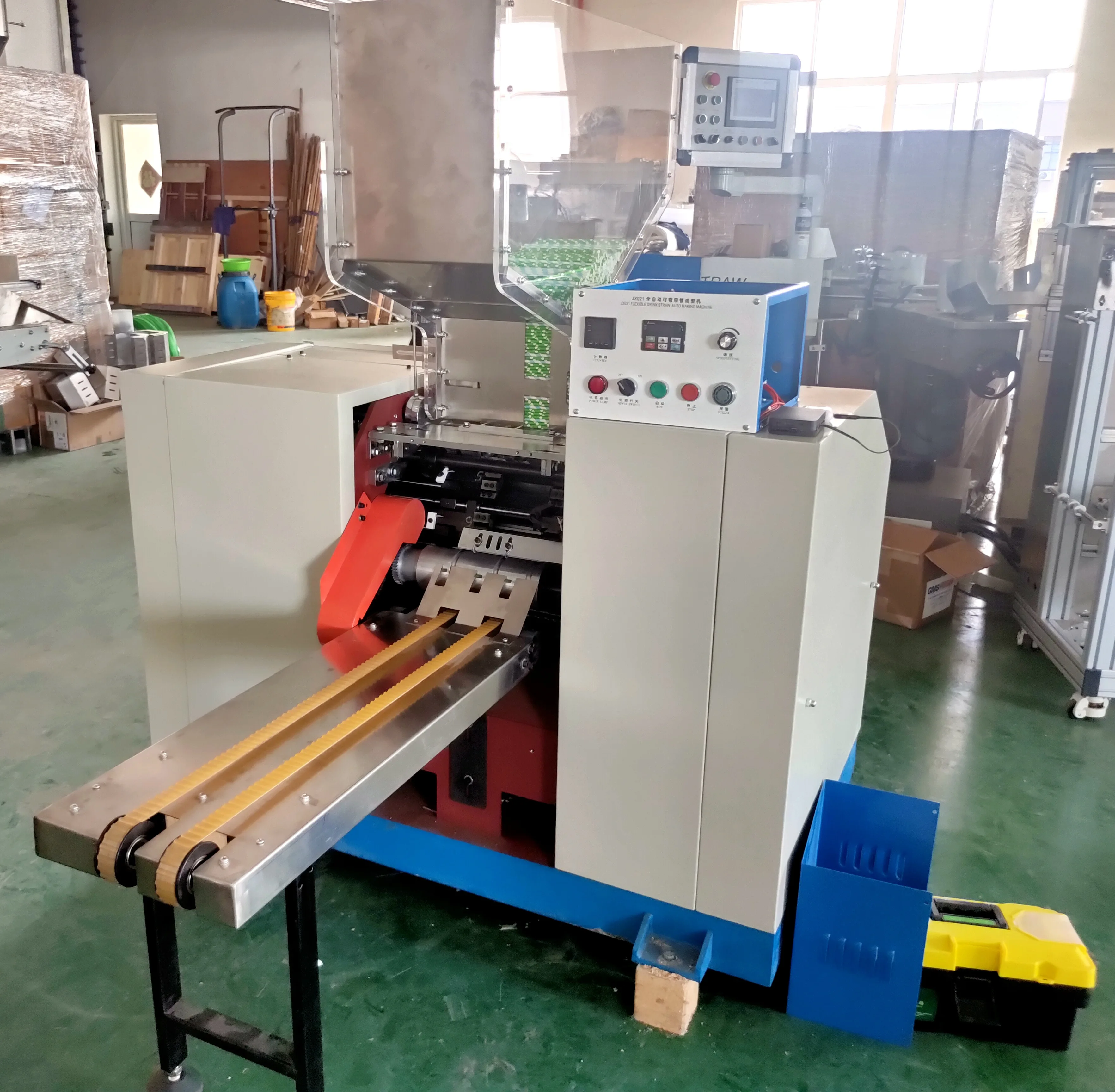 Full Automatic High Speed Paper PLA PP dinking Drink Straw Bending Machine