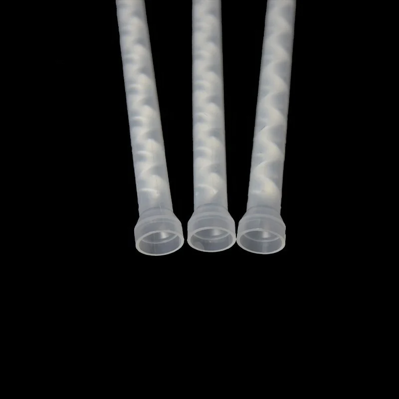 MC9.3-24 Dual Cartridge Mixing Nozzle plastic Static Mixer for Dual Adhesive Epoxy dual ab glue cartridge