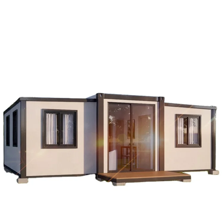 All Equipped Prefab Houses Expandable Portable Granny Flat Unit