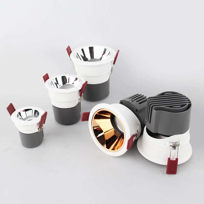 New design mini led spotlights recessed wall wash light downlight beam angle 24 commercial COB Spotlights