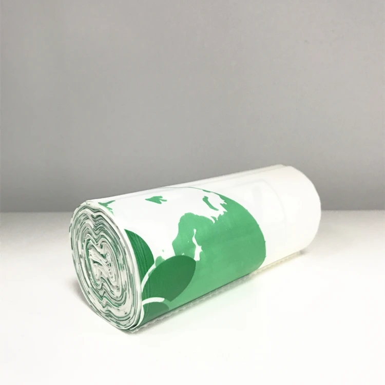 Colorful plastic on roll garbage bag convenient compostable trash bag pla biodegradable