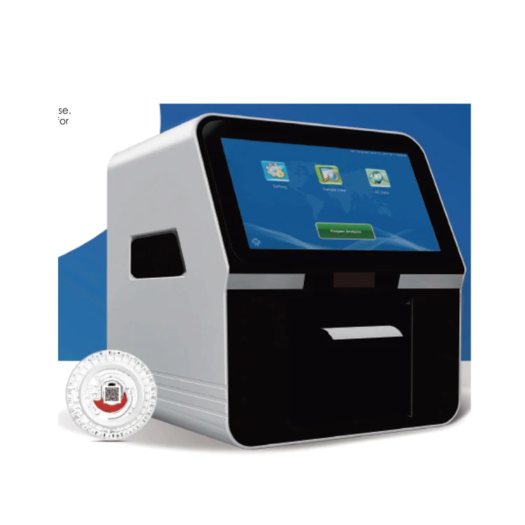 Ветеринарный автоматический биохимический анализатор POCT ветеринарный сухих химических веществ