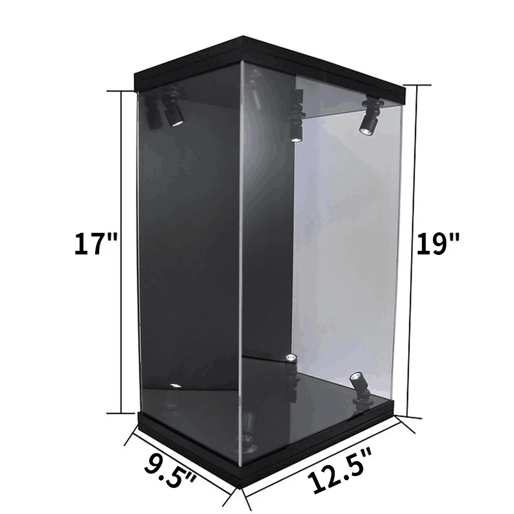 New Arrival Acrylic Pop Display Cases Model Organizer Toy Figure Collection Box With High Quality Led Light