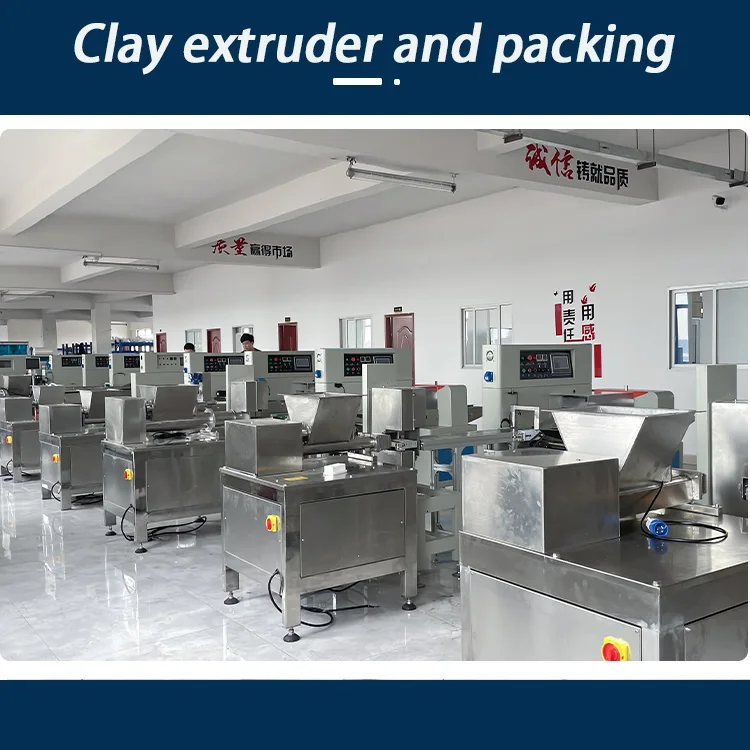 In stock automatic play dough light dough flour dough tamarind paste  sugar paste fondant modeling clay extruder machinery