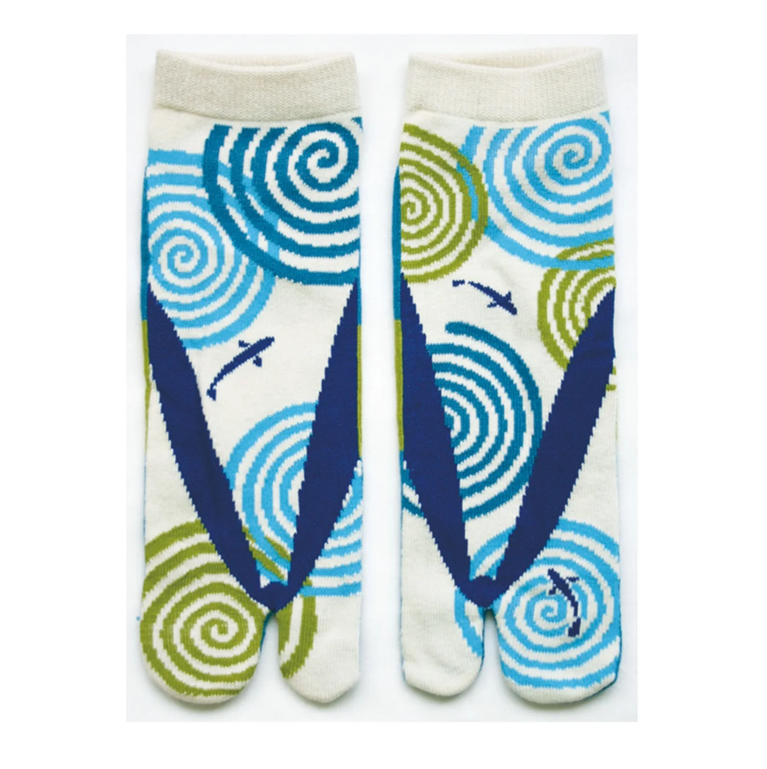 
TABI Japanese leggings with historical designs 