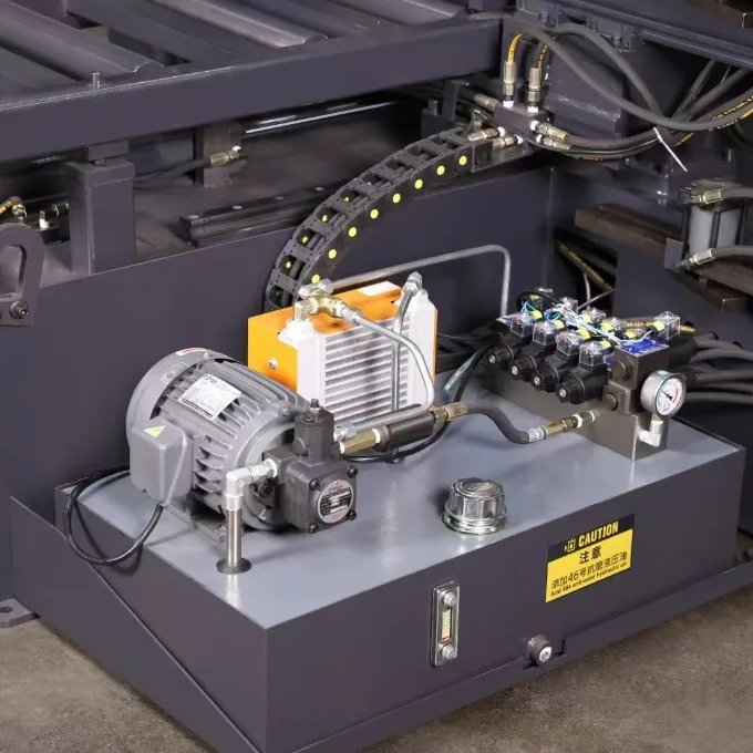 New Bridge Feeding CNC Band Saw Horizontal Column Metal Cutting Band Saw Machine High Speed Precision Cutting