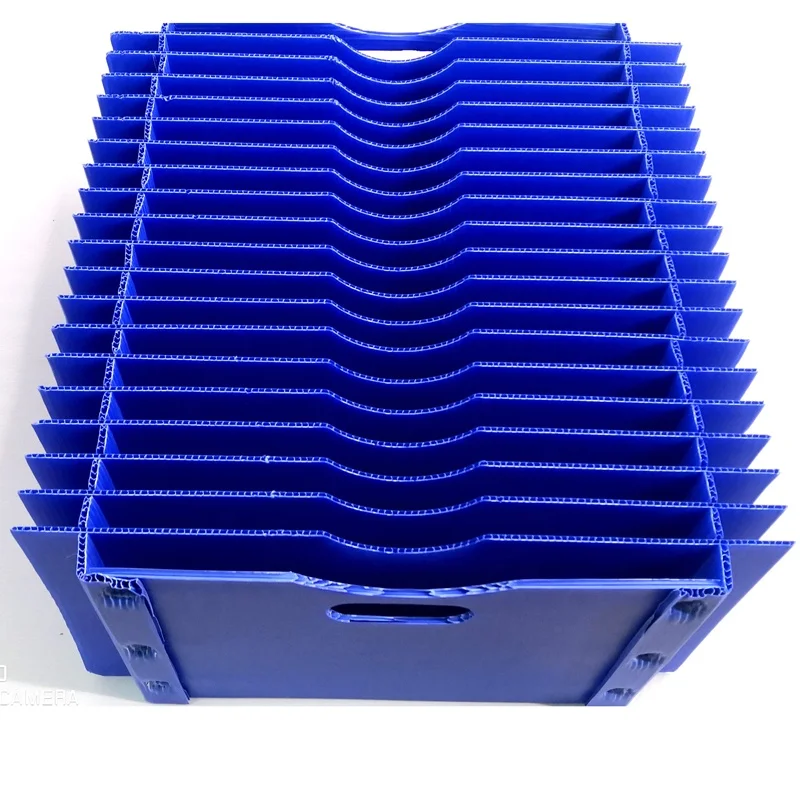 
Manufacturer custom PP hollow sheet board carton skeleton box knife card separation packing box baffle corrugated board 