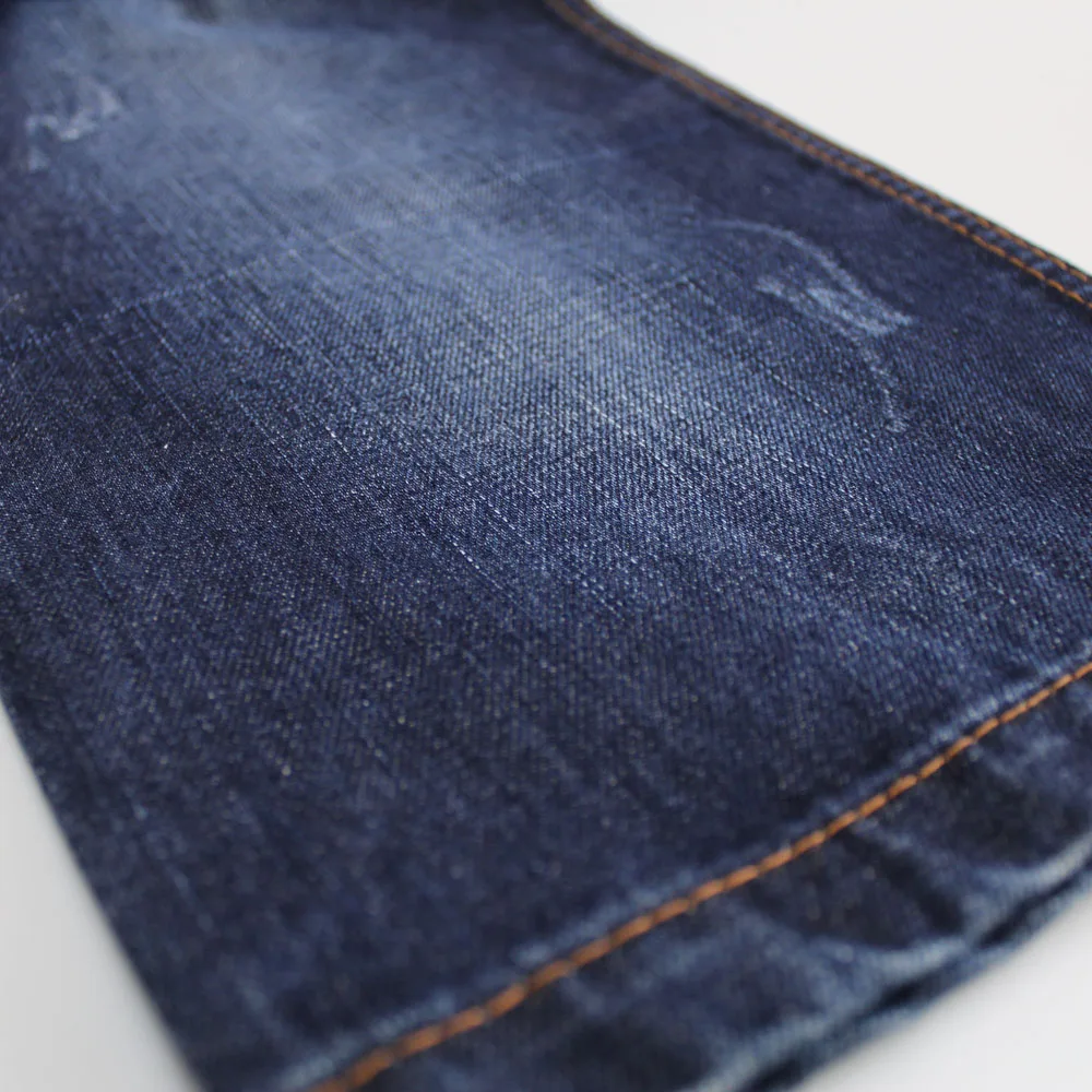 new China supplier cotton polyester denim fabric stock lot