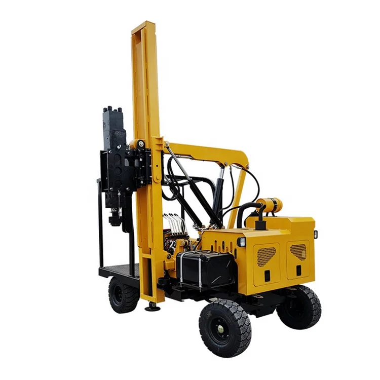 Good quality highway guardrail hydraulic pile driver with hydraulic hammer