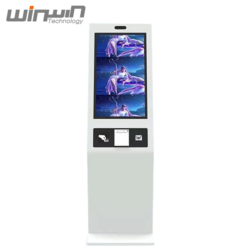 Bank Hospital Self-service Touch Screen Queue Ticket Management System Token Number Queuing Kiosk