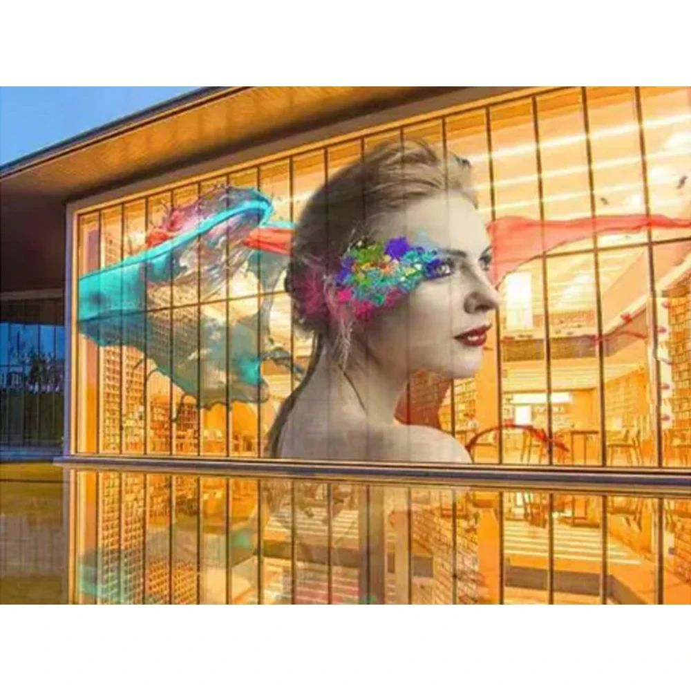 Store Window Advertising Led Display Transparent Led Screen Pantalla Led Transparente Glass Led Screens