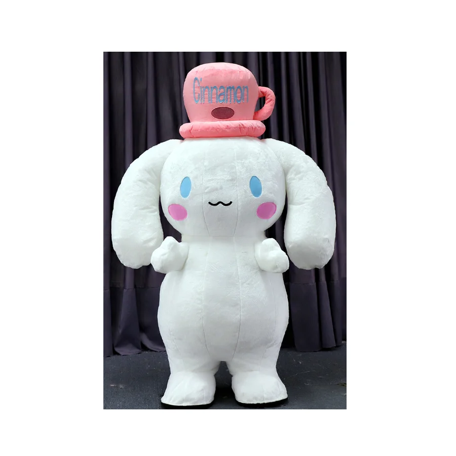 Portable Plush Material Inflatable Cinnamon Dog Costume,Parade Party Decoration Cartoon Sanrio Character Inflatable Animal Suits