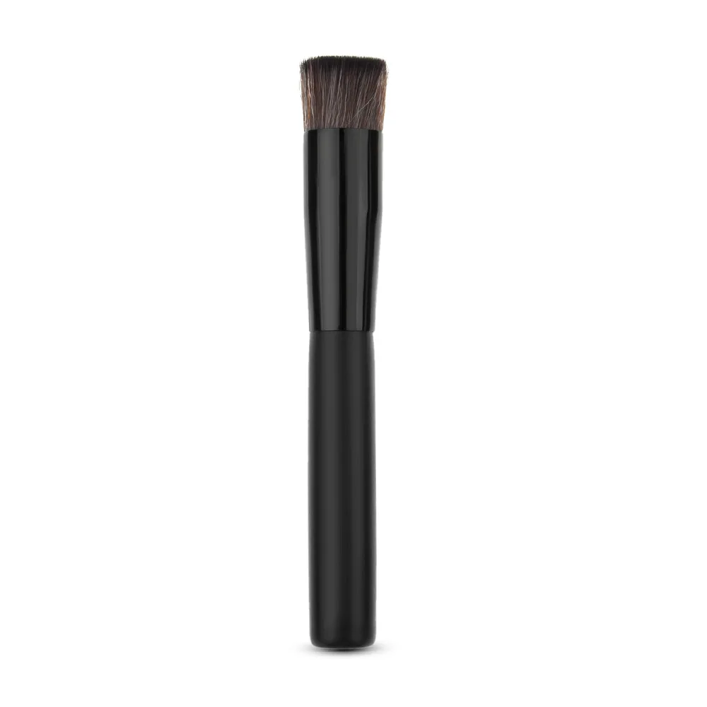 Single Wood handle natural hair makeup brush mineral powder foundation brush blush brush cosmetics makeup tool