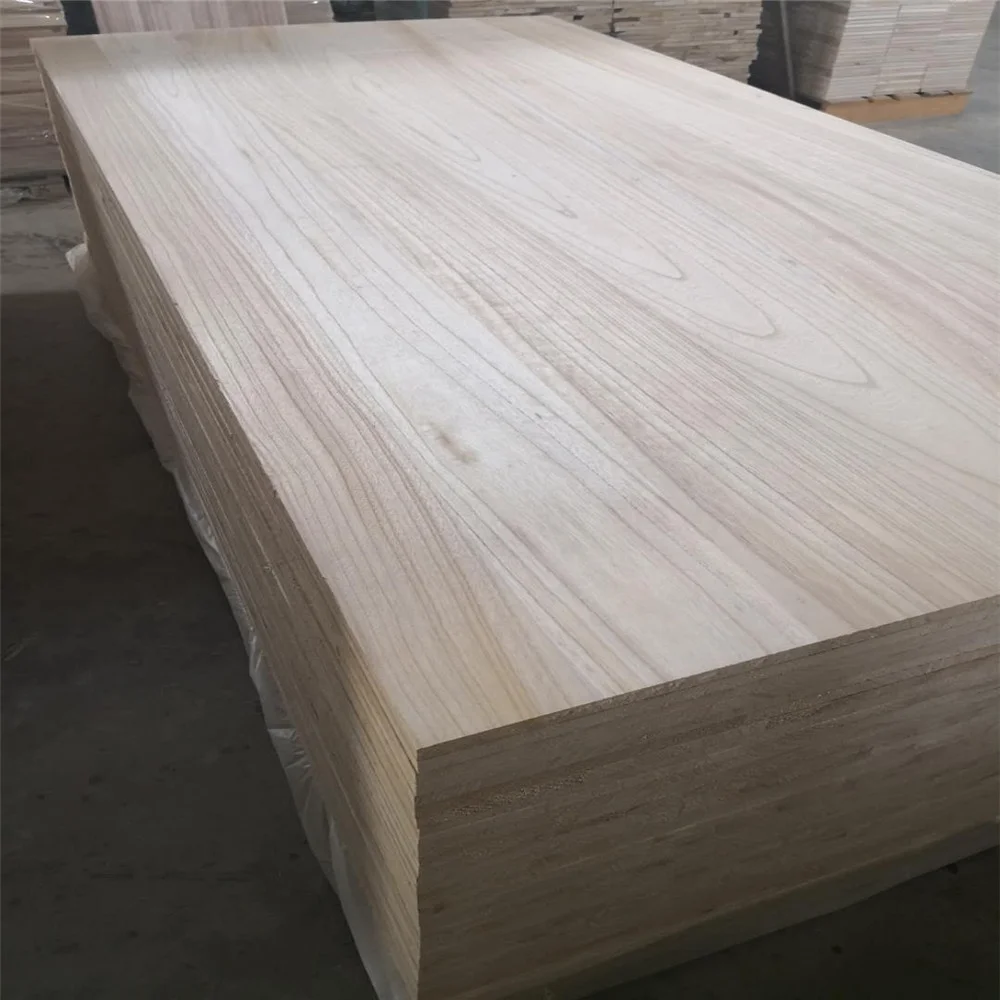 Wholesale Price Coffins  Paulownia Wood Board Edge Glue Panels