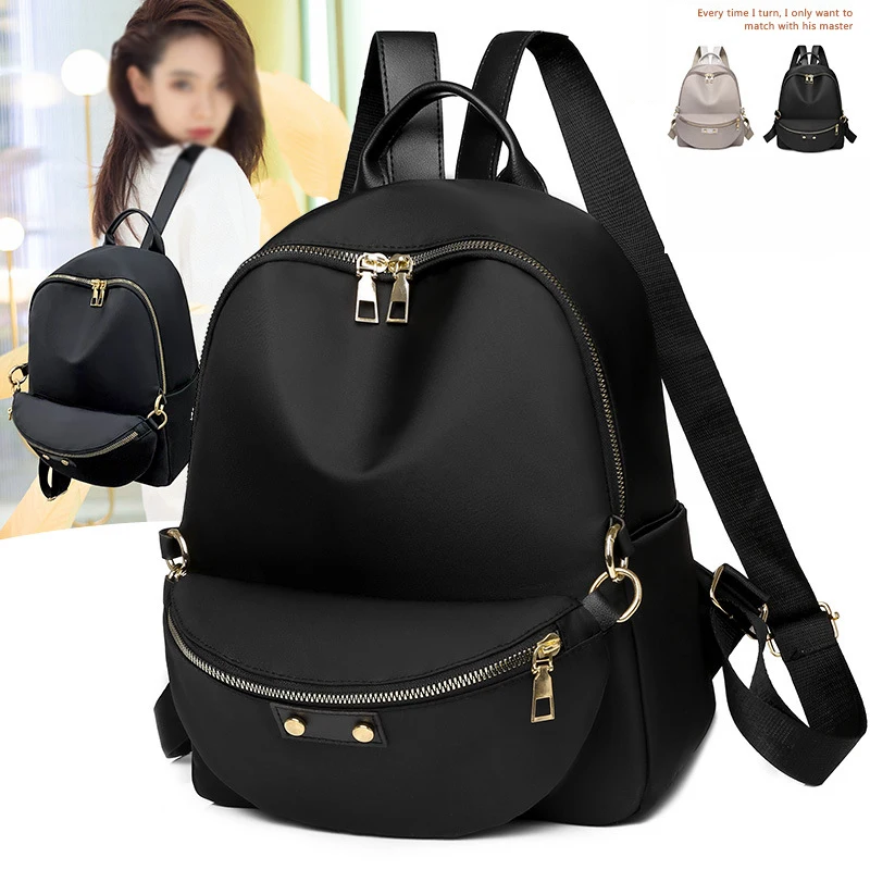 Women Soft Leather Backpacks Vintage Female Shoulder 2in1 Wallet Bag Set Casual Travel Ladies Bagpack Mochilas School Bag