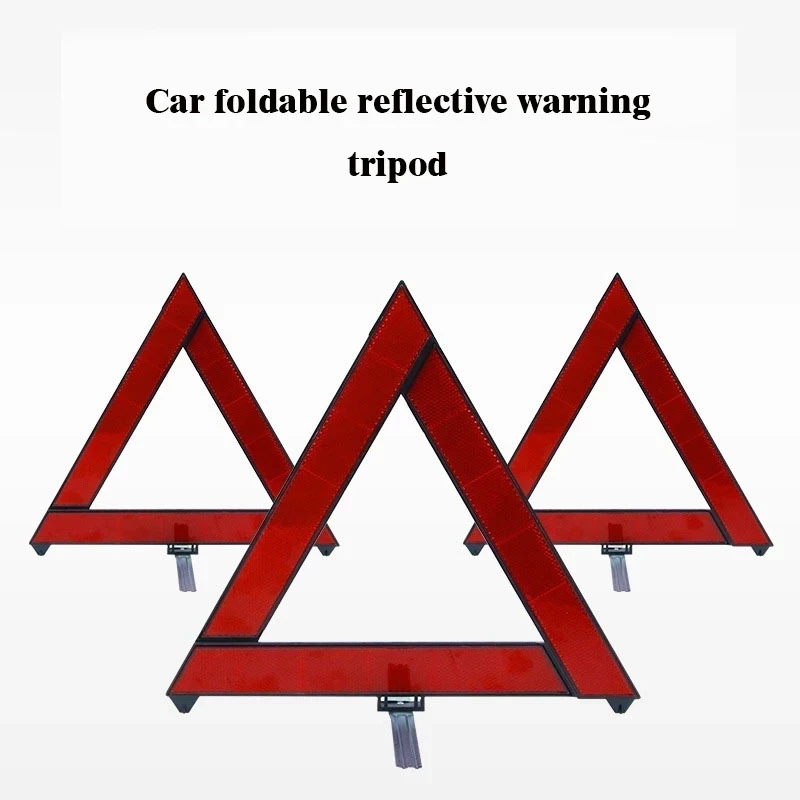 Car Vehicle Emergency Breakdown Warning Sign Triangle Reflective Road Safety